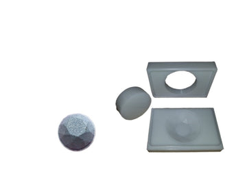 3" Diamond HDPE Bath Bomb Mold - Bath Bomb USA