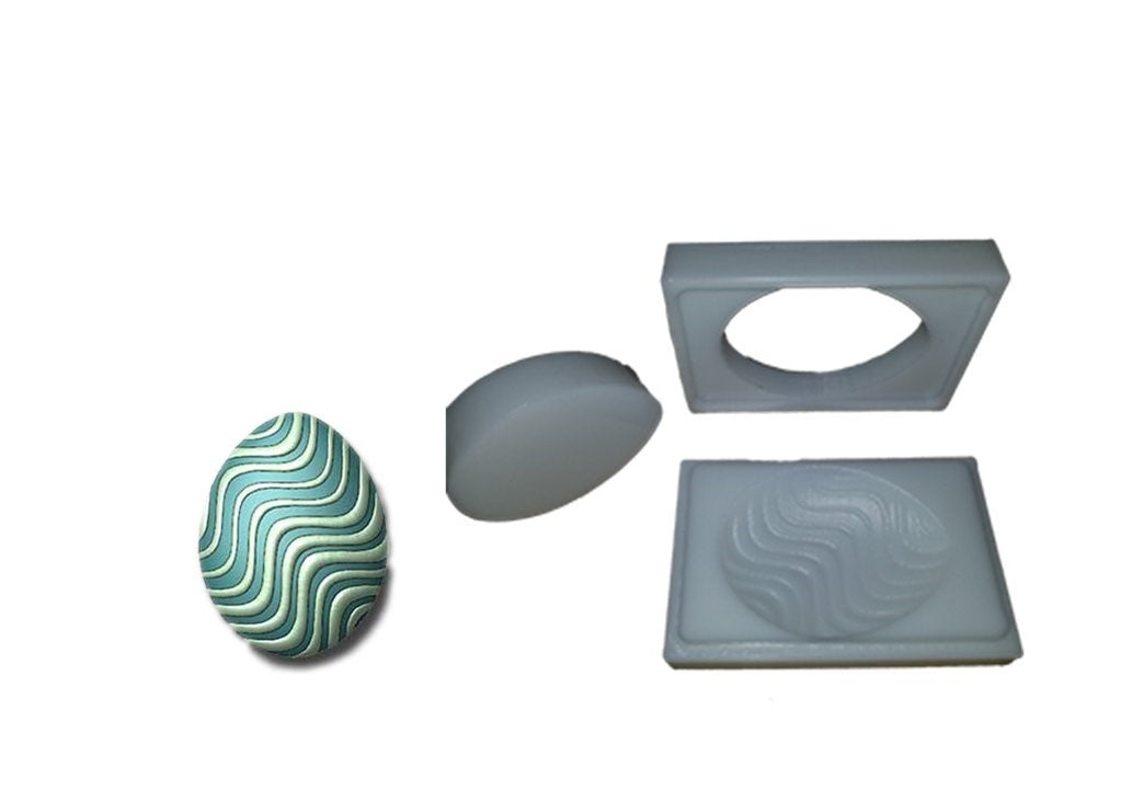 3"X4" Egg HDPE Bath Bomb Mold - Bath Bomb USA