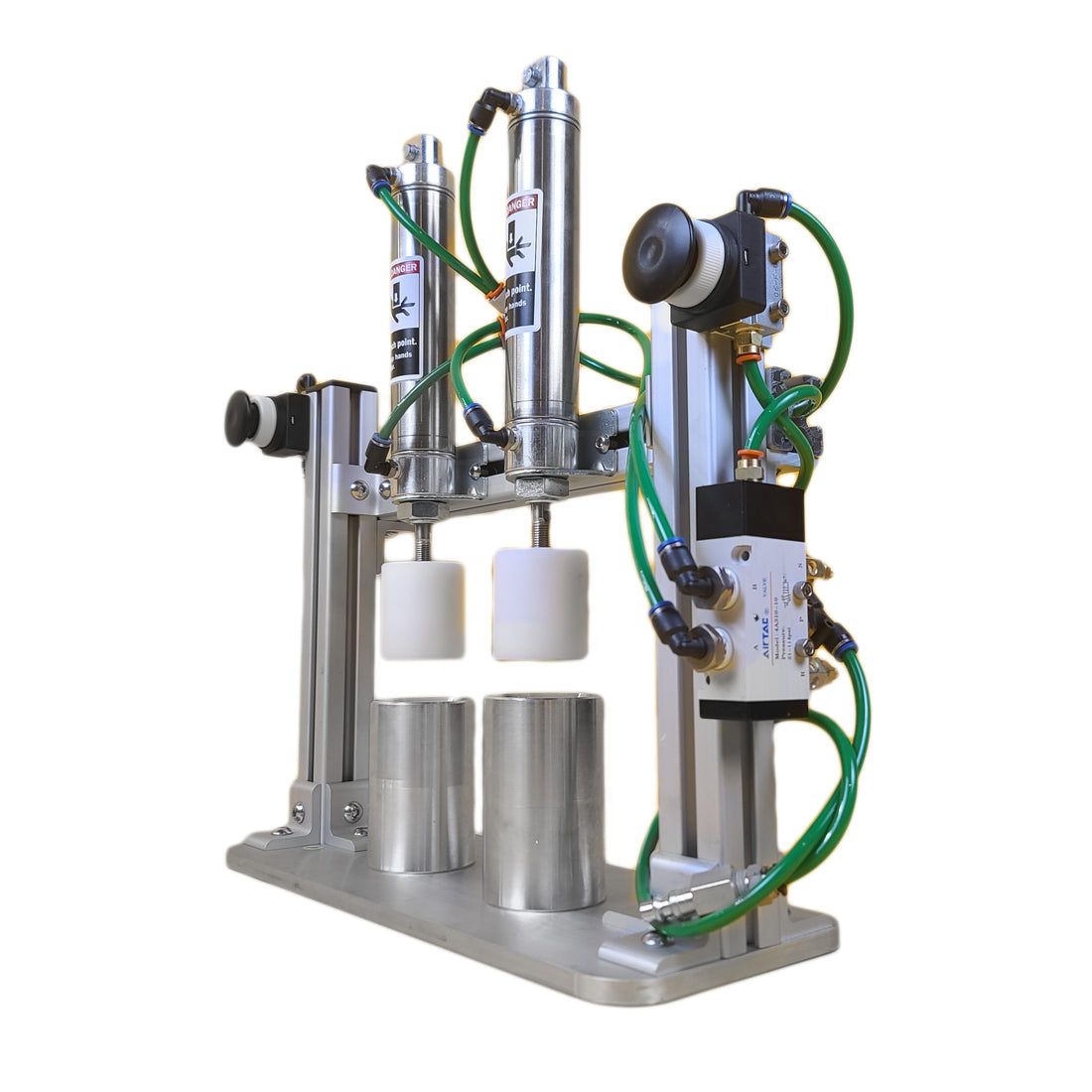 double bath bomb press machine with 2 bath bomb molds included