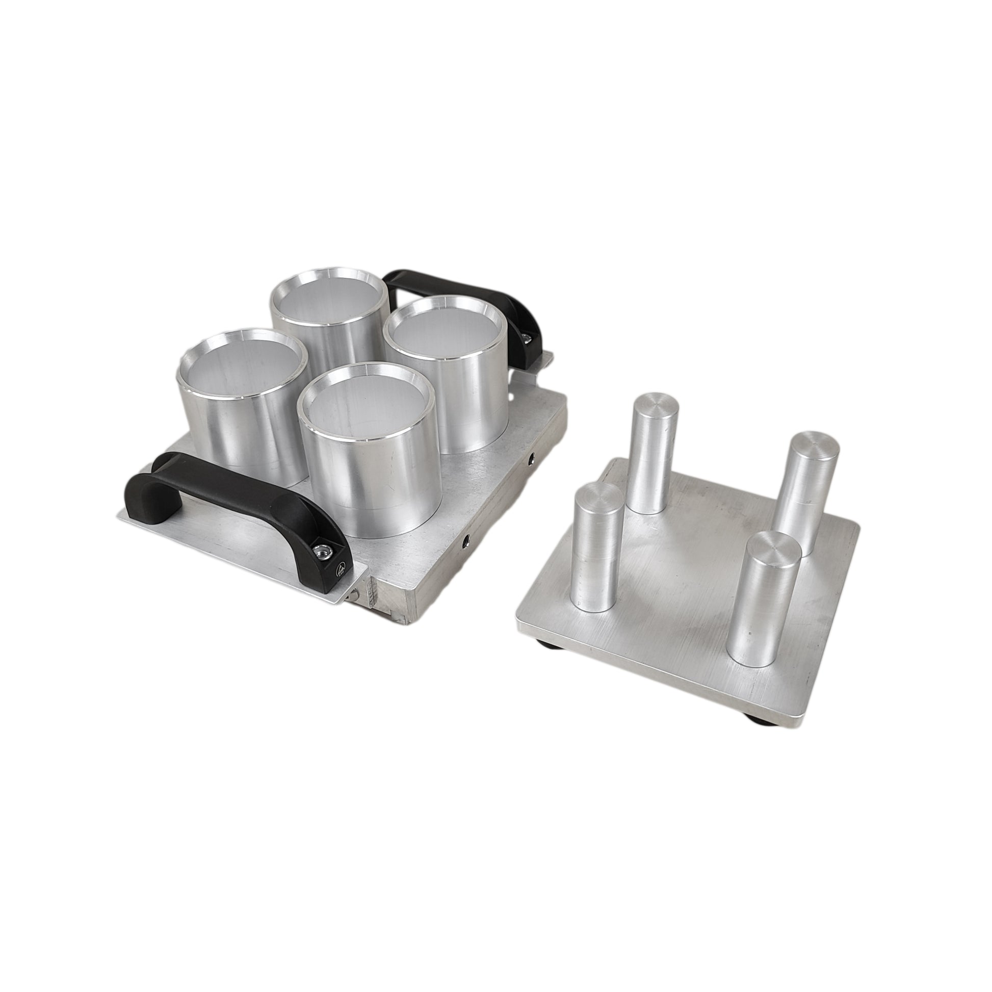 Quadpress bath bomb molds and ejector plate