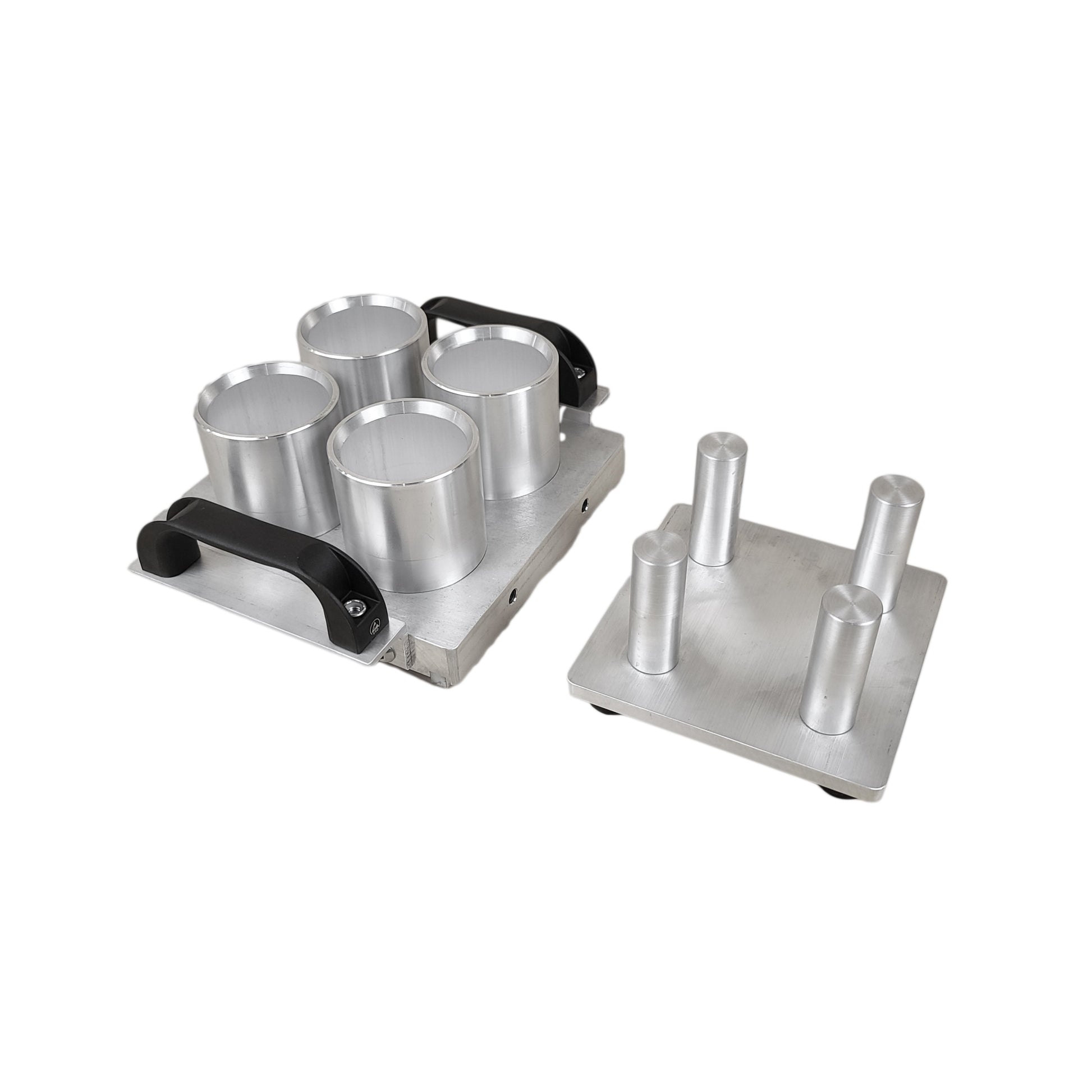 Quadpress bath bomb molds and ejector plate